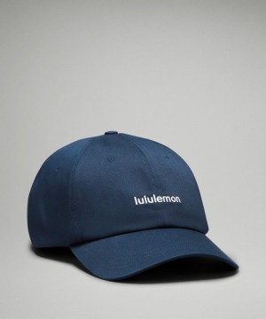 Caps Lululemon Unisex Classic Ball ανδρικα σκουρο μπλε ασπρα | Greece-2916038