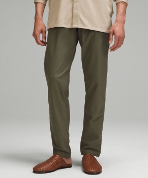 Παντελονι Lululemon ABC Classic-Fit 30"L Smooth Twill ανδρικα πρασινο | Greece-7406895