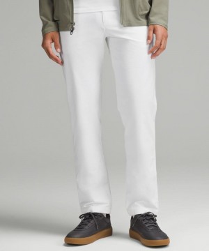 Παντελονι Lululemon ABC Classic-Fit 30"L Stretch Cotton VersaTwill ανδρικα ασπρα | Greece-2097453