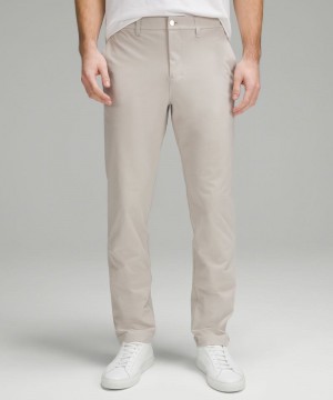 Παντελονι Lululemon ABC Classic-Fit 30"L Warpstreme ανδρικα Μπεζ | Greece-6738950