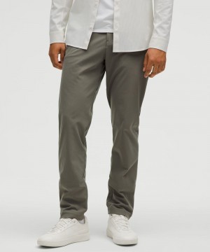 Παντελονι Lululemon ABC Classic-Fit 30"L Warpstreme ανδρικα γκρι Ελιά | Greece-1064958