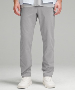 Παντελονι Lululemon ABC Classic-Fit 30"L WovenAir ανδρικα γκρι | Greece-7230645