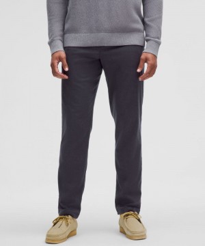 Παντελονι Lululemon ABC Classic-Fit 32"L Flannel ανδρικα μαυρα | Greece-2451968