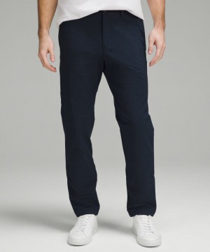 Παντελονι Lululemon ABC Classic-Fit 32"L Stretch Cotton VersaTwill ανδρικα σκουρο μπλε | Greece-5824037