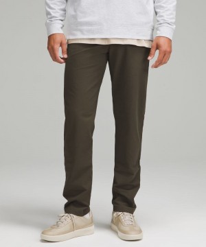 Παντελονι Lululemon ABC Classic-Fit 32"L Stretch Cotton VersaTwill ανδρικα σκούρο Ελιά | Greece-0657134