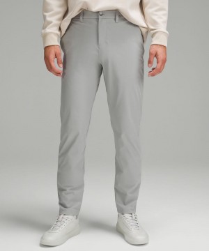Παντελονι Lululemon ABC Classic-Fit 32"L Warpstreme ανδρικα ασημι | Greece-2980475