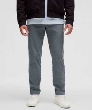 Παντελονι Lululemon ABC Classic-Fit 32"L Warpstreme ανδρικα γκρι | Greece-2134685