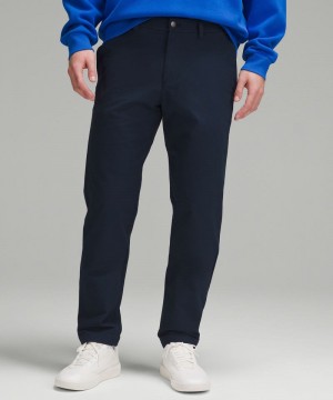 Παντελονι Lululemon ABC Classic-Fit 34"L Stretch Cotton VersaTwill ανδρικα σκουρο μπλε | Greece-0142367