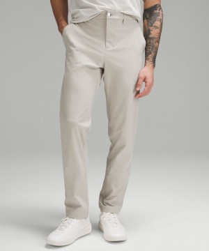 Παντελονι Lululemon ABC Classic-Fit 34"L Warpstreme ανδρικα Μπεζ | Greece-1920478