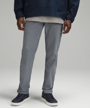 Παντελονι Lululemon ABC Classic-Fit 34"L Warpstreme ανδρικα γκρι | Greece-1487359