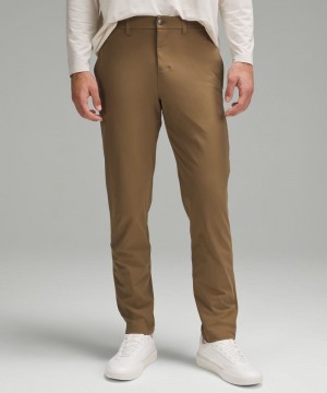Παντελονι Lululemon ABC Classic-Fit 37"L Warpstreme ανδρικα καφε | Greece-7593860