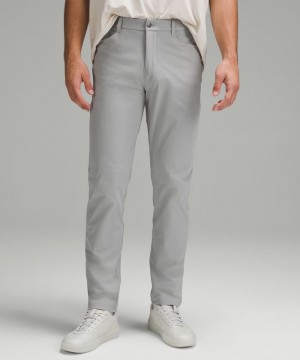 Παντελονι Lululemon ABC Classic-Fit 5 Pocket 28"L ανδρικα ασημι | Greece-5213804