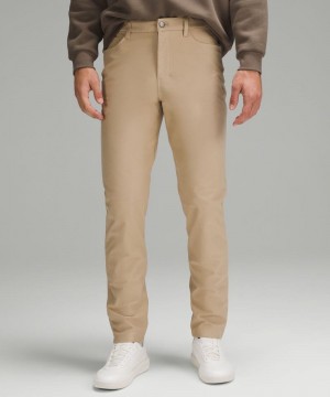 Παντελονι Lululemon ABC Classic-Fit 5 Pocket 32"L Utilitech ανδρικα καφε | Greece-9435068