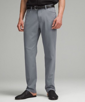 Παντελονι Lululemon ABC Classic-Fit 5 Pocket 32"L ανδρικα γκρι | Greece-6215874