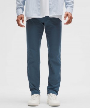 Παντελονι Lululemon ABC Classic-Fit 5 Pocket 34"L ανδρικα μπλε | Greece-8671045