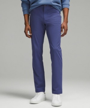 Παντελονι Lululemon ABC Classic-Fit 5 Pocket 37"L ανδρικα μπλε | Greece-0587193