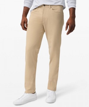 Παντελονι Lululemon ABC Classic-Fit 5 Pocket 37"L ανδρικα καφε | Greece-6084317