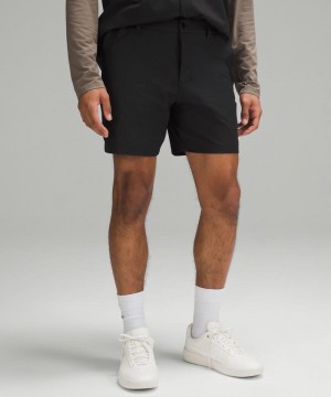 Σορτσ Lululemon ABC Classic-Fit 7" ανδρικα μαυρα | Greece-7409352