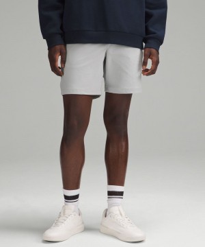 Σορτσ Lululemon ABC Classic-Fit 7" ανδρικα γκρι | Greece-7856012