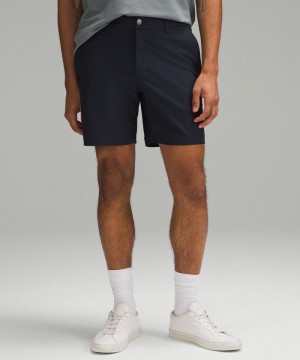 Σορτσ Lululemon ABC Classic-Fit 7" ανδρικα σκουρο μπλε | Greece-2681549