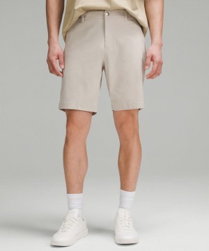 Σορτσ Lululemon ABC Classic-Fit 9" WovenAir ανδρικα καφε | Greece-4806293