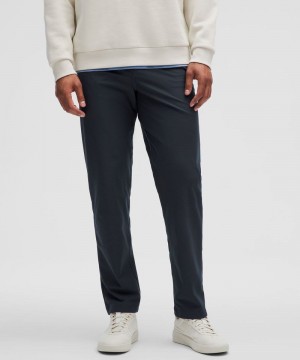 Παντελονι Lululemon ABC Relaxed-Fit 5 Pocket 34"L Warpstreme ανδρικα σκουρο μπλε | Greece-4526108