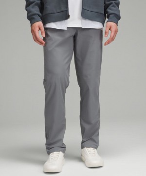 Παντελονι Lululemon ABC Relaxed-Fit 5 Pocket 34"L Warpstreme ανδρικα γκρι | Greece-8046215