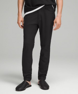 Παντελονι Lululemon ABC Skinny-Fit 5 Pocket 34"L Warpstreme ανδρικα μαυρα | Greece-1264053