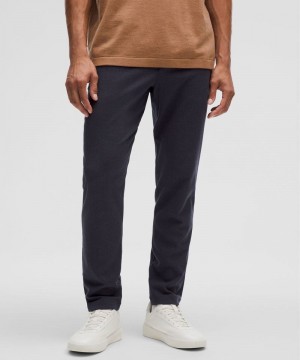 Παντελονι Lululemon ABC Slim-Fit 32"L Flannel ανδρικα μαυρα | Greece-6751093