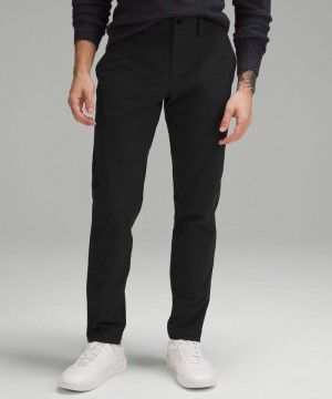 Παντελονι Lululemon ABC Slim-Fit 32"L Stretch Cotton VersaTwill ανδρικα μαυρα | Greece-3850146