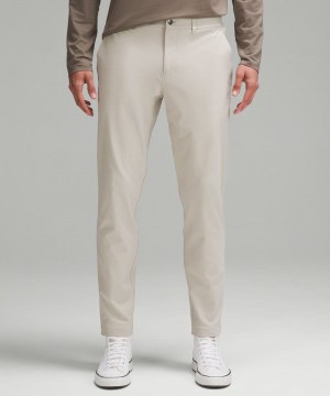 Παντελονι Lululemon ABC Slim-Fit 32"L ανδρικα Μπεζ | Greece-0625349