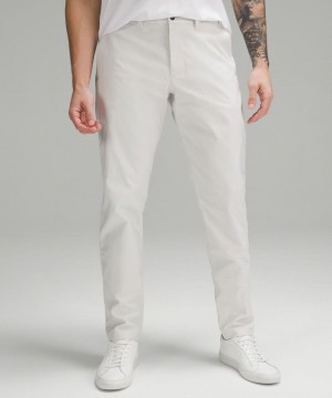 Παντελονι Lululemon ABC Slim-Fit 34"L Smooth Twill ανδρικα Μπεζ | Greece-1826597