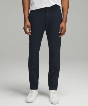 Παντελονι Lululemon ABC Slim-Fit 34"L Stretch Cotton VersaTwill ανδρικα σκουρο μπλε | Greece-0385216