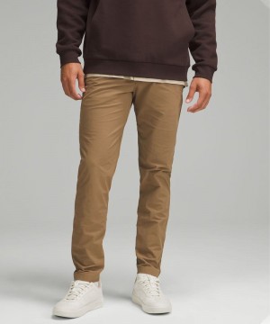 Παντελονι Lululemon ABC Slim-Fit 34"L Stretch Cotton VersaTwill ανδρικα καφε | Greece-7542961