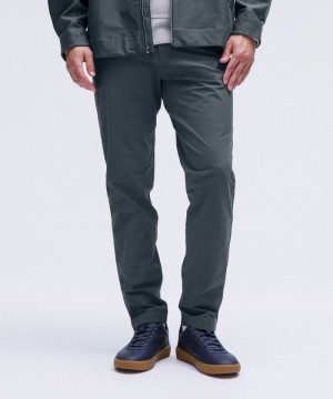Παντελονι Lululemon ABC Slim-Fit 34"L Stretch Cotton VersaTwill ανδρικα γκρι | Greece-3520769