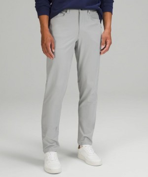 Παντελονι Lululemon ABC Slim-Fit 5 Pocket 30"L ανδρικα ασημι | Greece-5094213