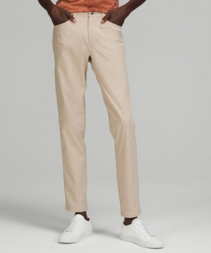 Παντελονι Lululemon ABC Slim-Fit 5 Pocket 30"L ανδρικα καφε | Greece-8024571