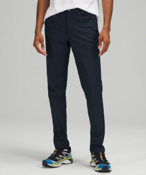 Παντελονι Lululemon ABC Slim-Fit 5 Pocket 30"L ανδρικα σκουρο μπλε | Greece-0543826