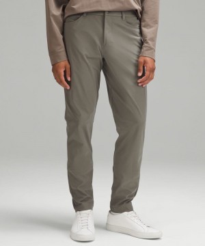 Παντελονι Lululemon ABC Slim-Fit 5 Pocket 30"L ανδρικα γκρι Ελιά | Greece-7821056