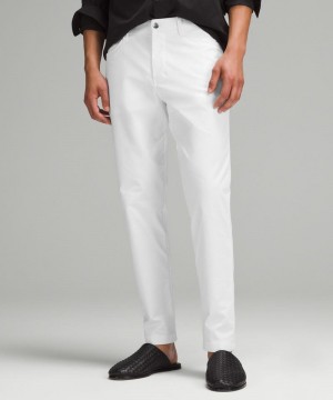 Παντελονι Lululemon ABC Slim-Fit 5 Pocket 32"L Utilitech ανδρικα ασπρα | Greece-6812043