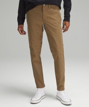 Παντελονι Lululemon ABC Slim-Fit 5 Pocket 32"L Utilitech ανδρικα καφε | Greece-5781392