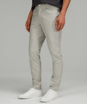 Παντελονι Lululemon ABC Slim-Fit 5 Pocket 32"L Utilitech ανδρικα γκρι | Greece-5341897