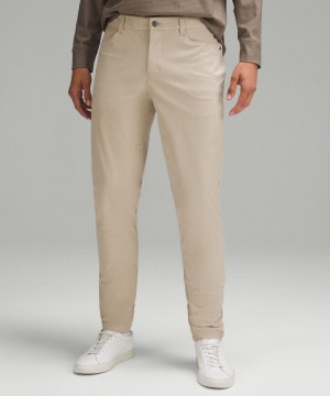 Παντελονι Lululemon ABC Slim-Fit 5 Pocket 32"L ανδρικα καφε | Greece-8394670