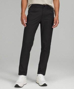 Παντελονι Lululemon ABC Slim-Fit 5 Pocket 32"L ανδρικα μαυρα | Greece-6945087