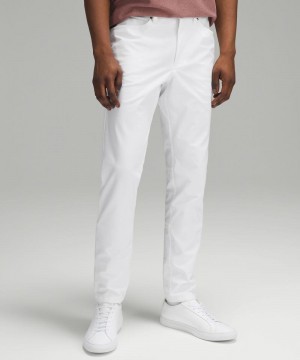 Παντελονι Lululemon ABC Slim-Fit 5 Pocket 34"L Utilitech ανδρικα ασπρα | Greece-1976538