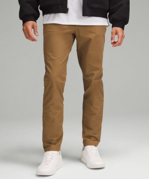 Παντελονι Lululemon ABC Slim-Fit 5 Pocket 34"L Utilitech ανδρικα καφε | Greece-0785261
