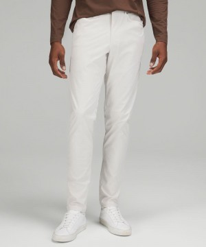 Παντελονι Lululemon ABC Slim-Fit 5 Pocket 34"L ανδρικα Μπεζ | Greece-6435128