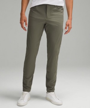 Παντελονι Lululemon ABC Slim-Fit 5 Pocket 34"L ανδρικα πρασινο | Greece-0728369