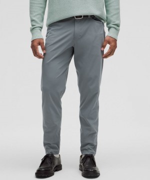 Παντελονι Lululemon ABC Slim-Fit 5 Pocket 34"L ανδρικα γκρι | Greece-7940825