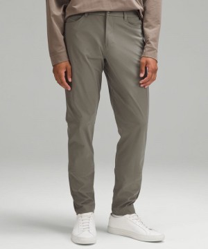 Παντελονι Lululemon ABC Slim-Fit 5 Pocket 34"L ανδρικα γκρι Ελιά | Greece-9175832